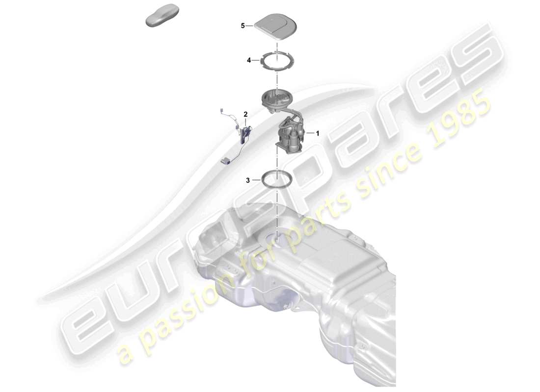 porsche 2026 (cayenne e3 pa) fuel tank fuel pump d - mj 2025>> part diagram