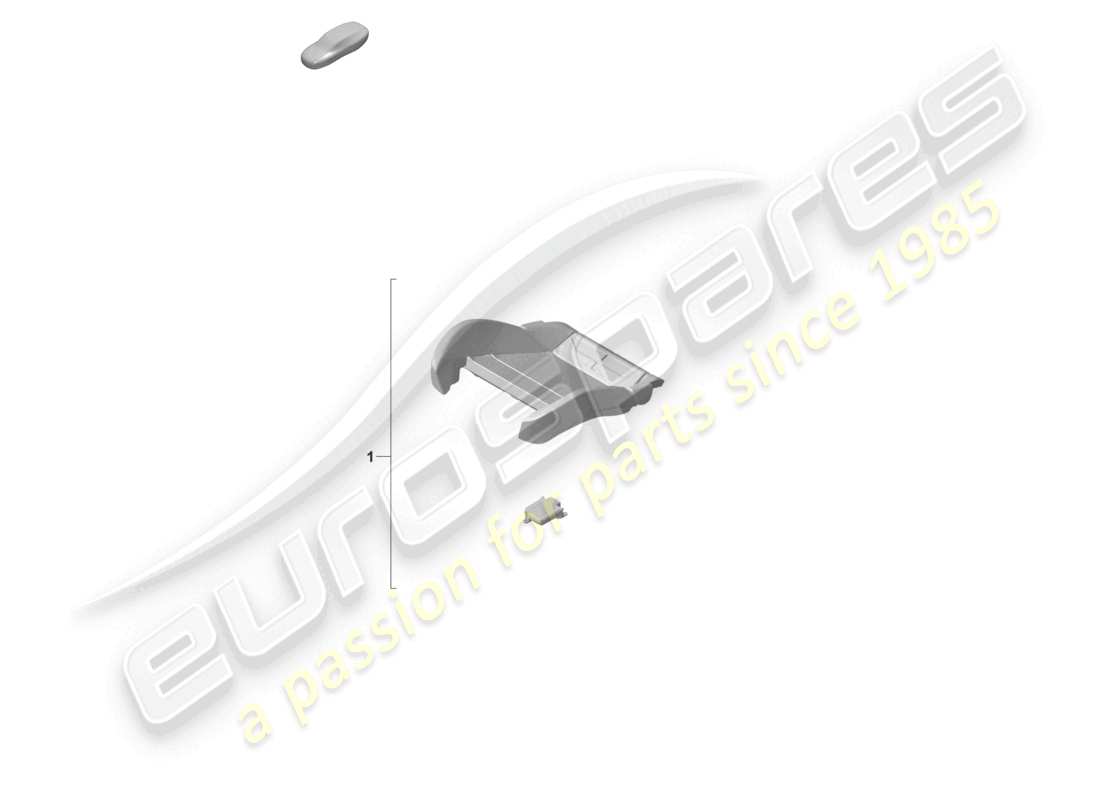 porsche 2023 (taycan 9j1-1) repair set for seat occupied sensor (passenger side) only for: usa canada parts diagram
