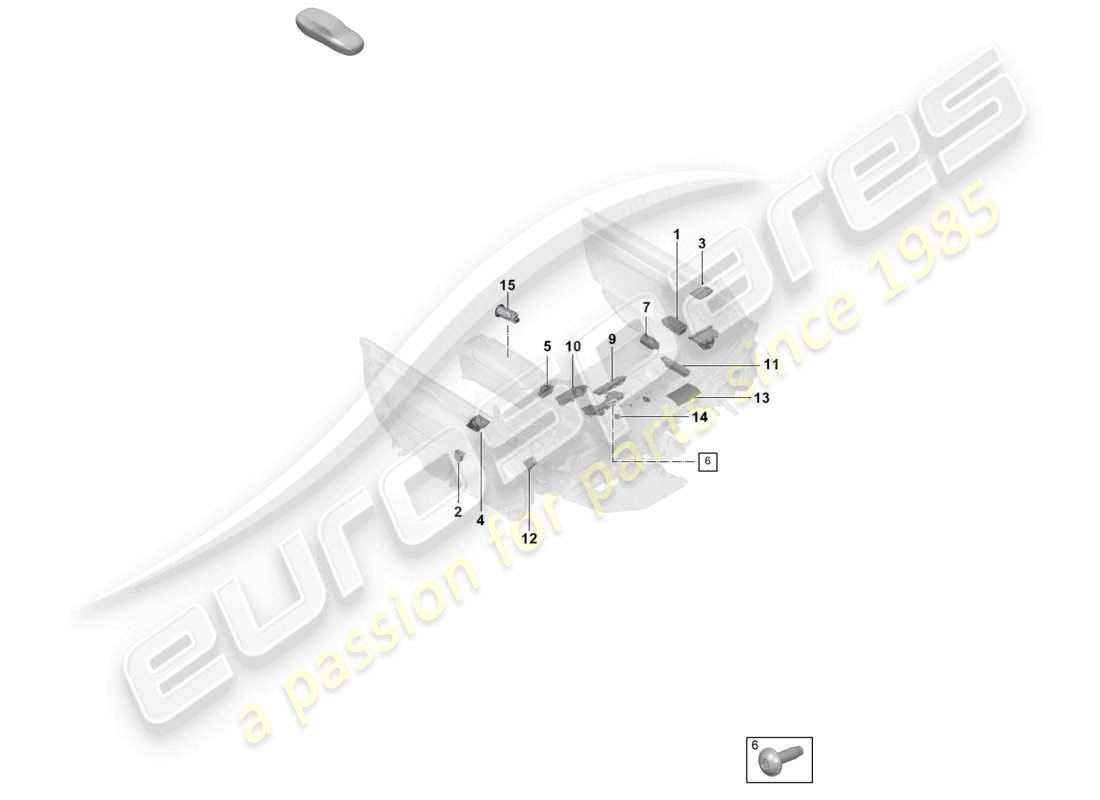 porsche 2025 (992-2) switch multimedia interface socket parts diagram