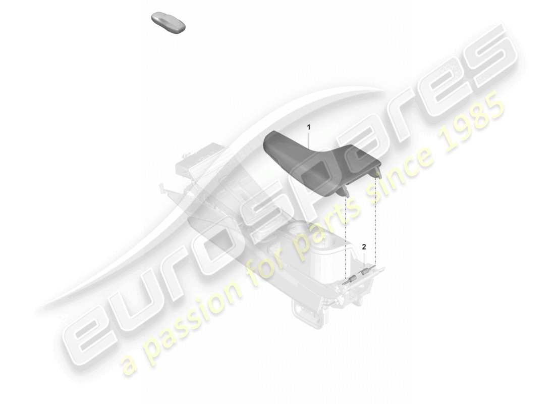 porsche 2024 (panamera 971-2) centre console armrest part diagram