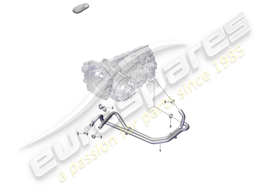 porsche 2025 (992-2 gt3) manual gearbox cooling system for gear oil parts diagram