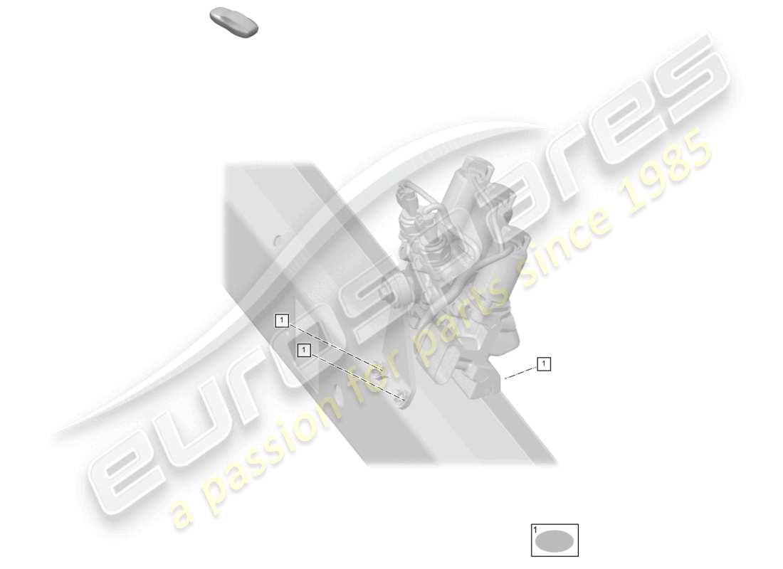 porsche 2025 (992-2) hydraulic line valve block without: pdcc parts diagram