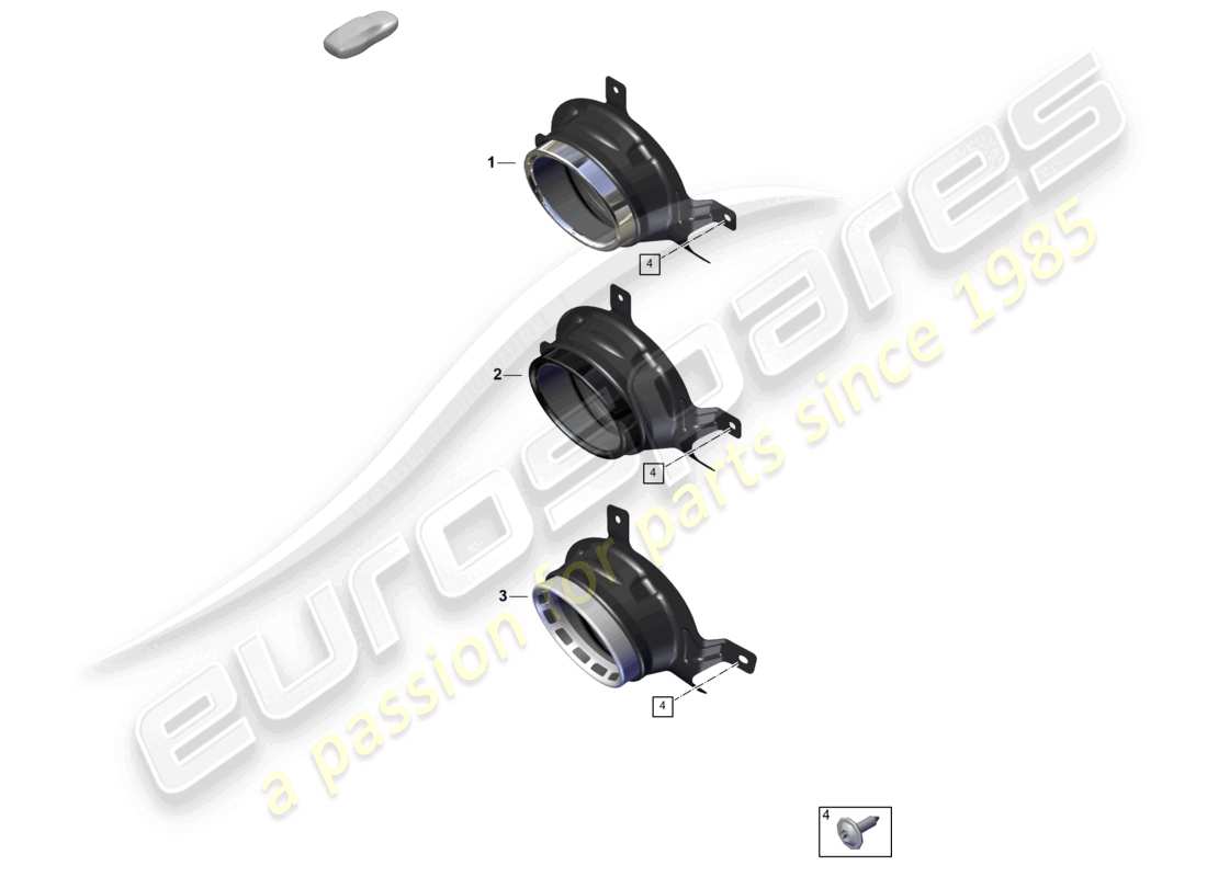 porsche 2025 (992-2) exhaust tail pipe for sports exhaust system parts diagram