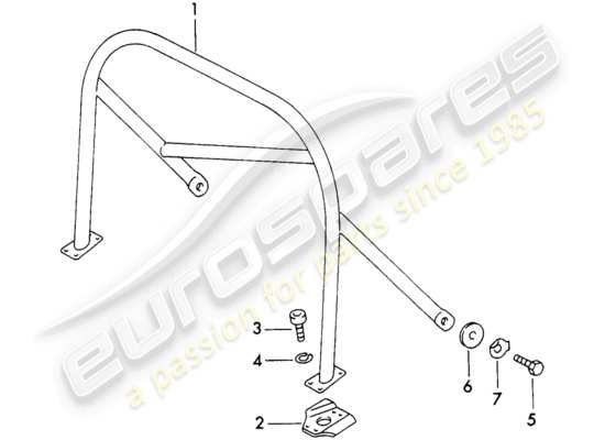 a part diagram from the porsche 911 parts catalogue