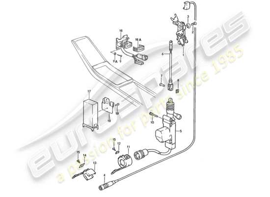 a part diagram from the porsche 959 parts catalogue