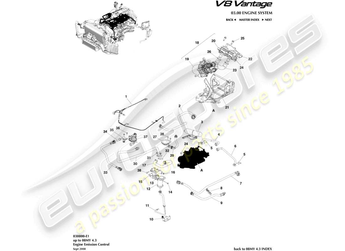 part diagram containing part number 2w93-42547-ba