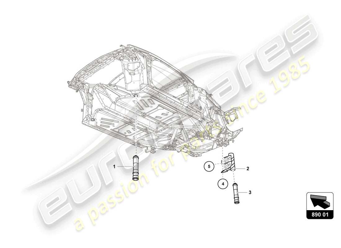 lamborghini 2022 (super trofeo evo 2) airjack part diagram