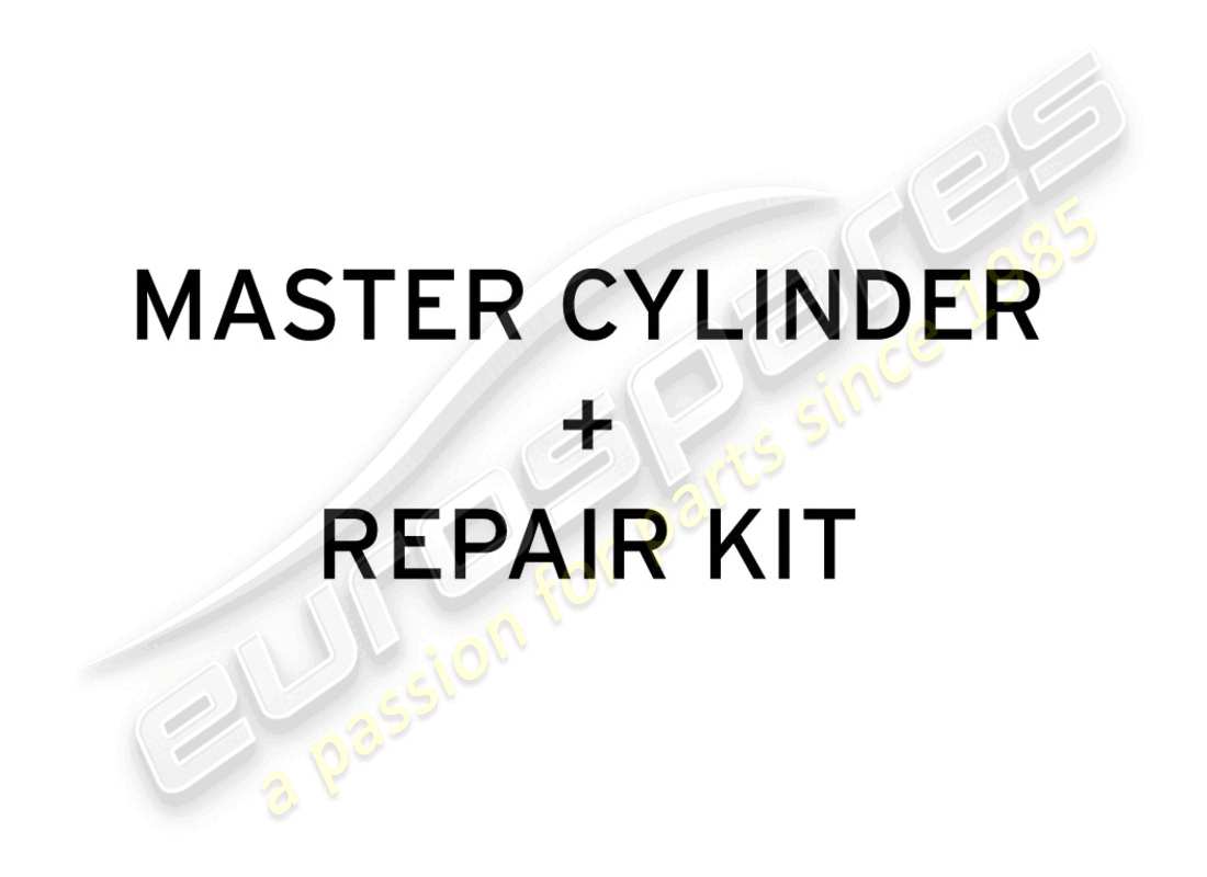 lamborghini 2022 (super trofeo evo 2) master cylinder + repair kit part diagram
