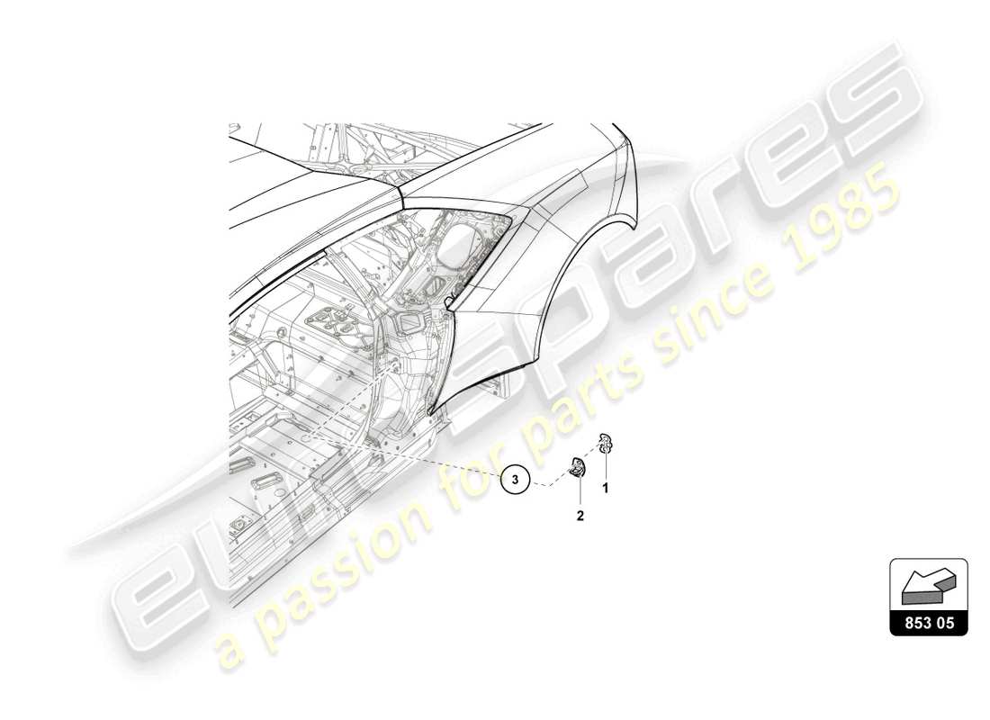 lamborghini 2015 (super trofeo) scontrino porta part diagram