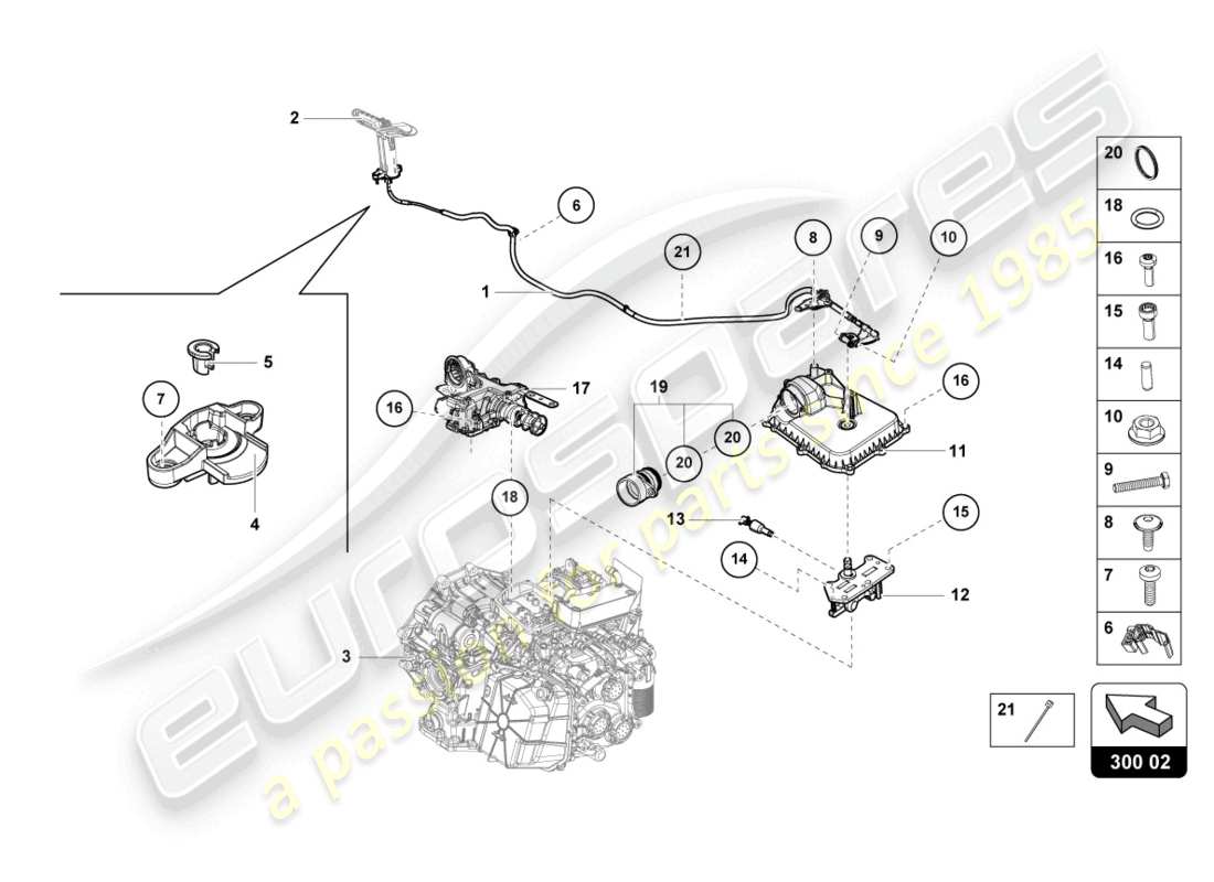 VIEW PARTS DIAGRAMS FROM THE LAMBORGHINI HURACAN PARTS CATALOGUE a part diagram from the lamborghini huracan parts catalogue