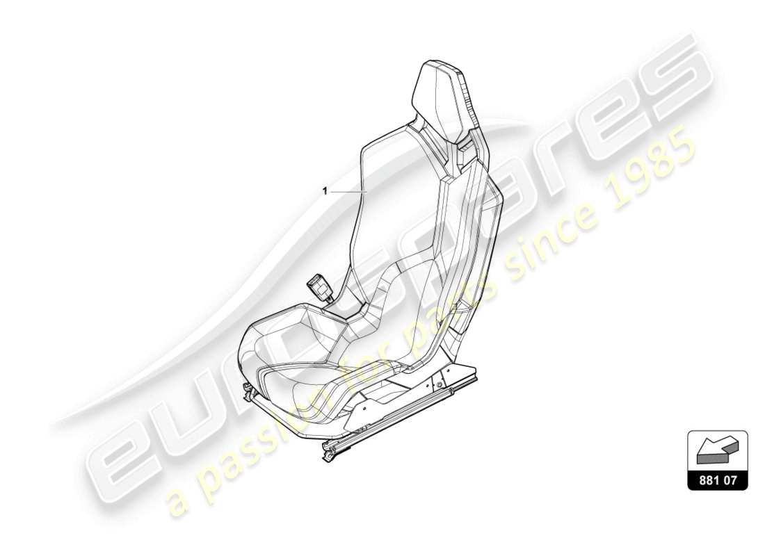 a part diagram from the lamborghini huracan sterrato parts catalogue