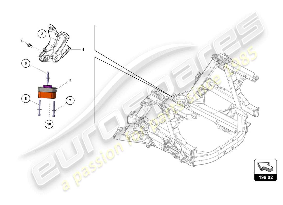 part diagram containing part number 4ta199381a