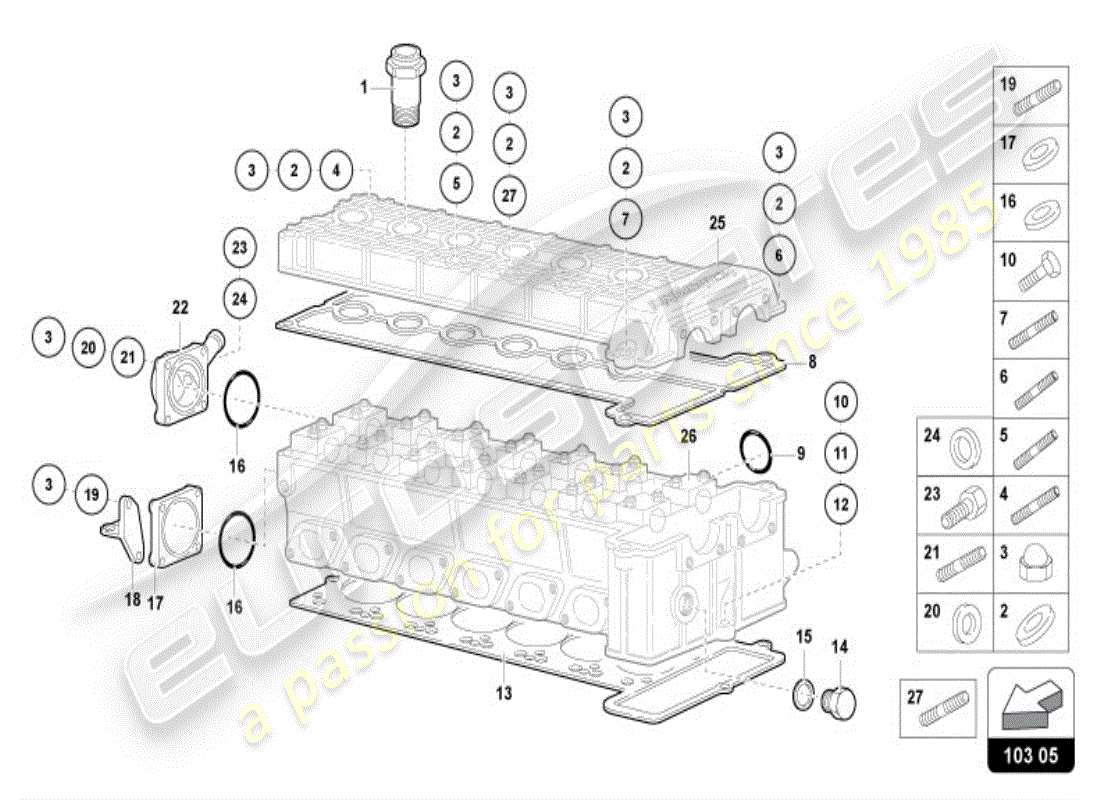 a part diagram from the Lamborghini Diablo VT (1995) parts catalogue