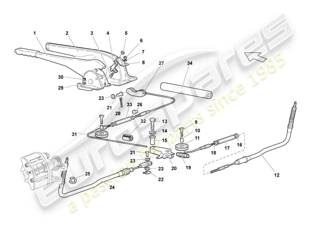 a part diagram from the Lamborghini LP640 Coupe (2008) parts catalogue