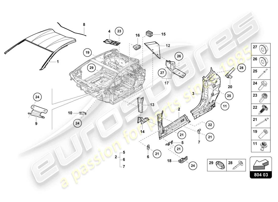 part diagram containing part number 4t3805543
