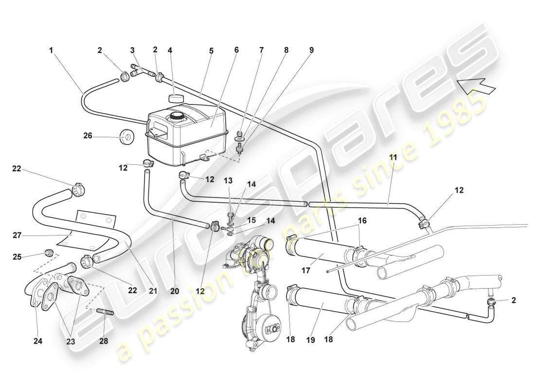 part diagram containing part number 07m121076c
