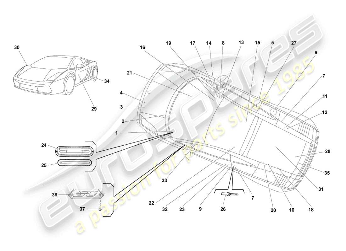 part diagram containing part number 400010558a