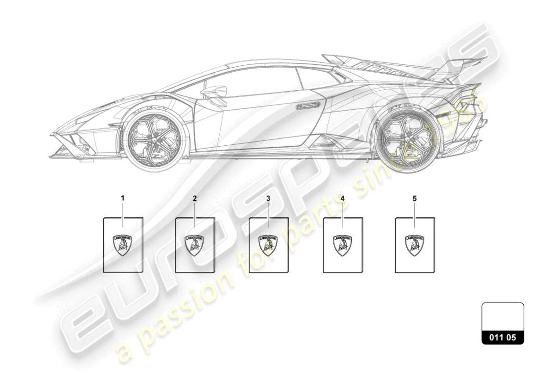 lamborghini 2022 (sto) vehicle wallet part diagram