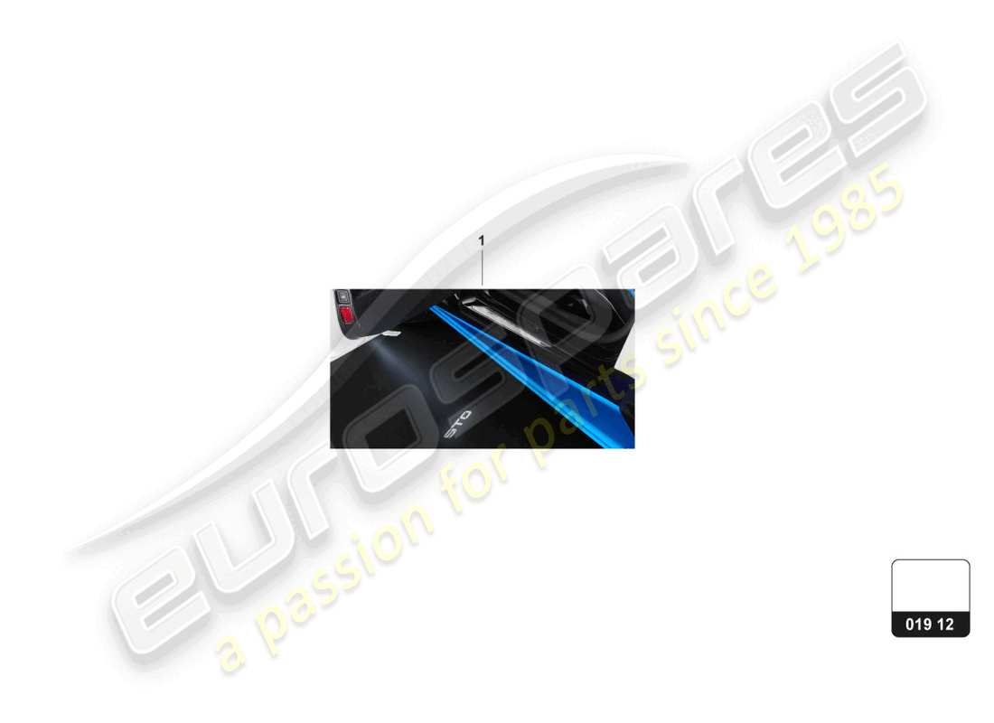 lamborghini accessories (sto) lighting system part diagram
