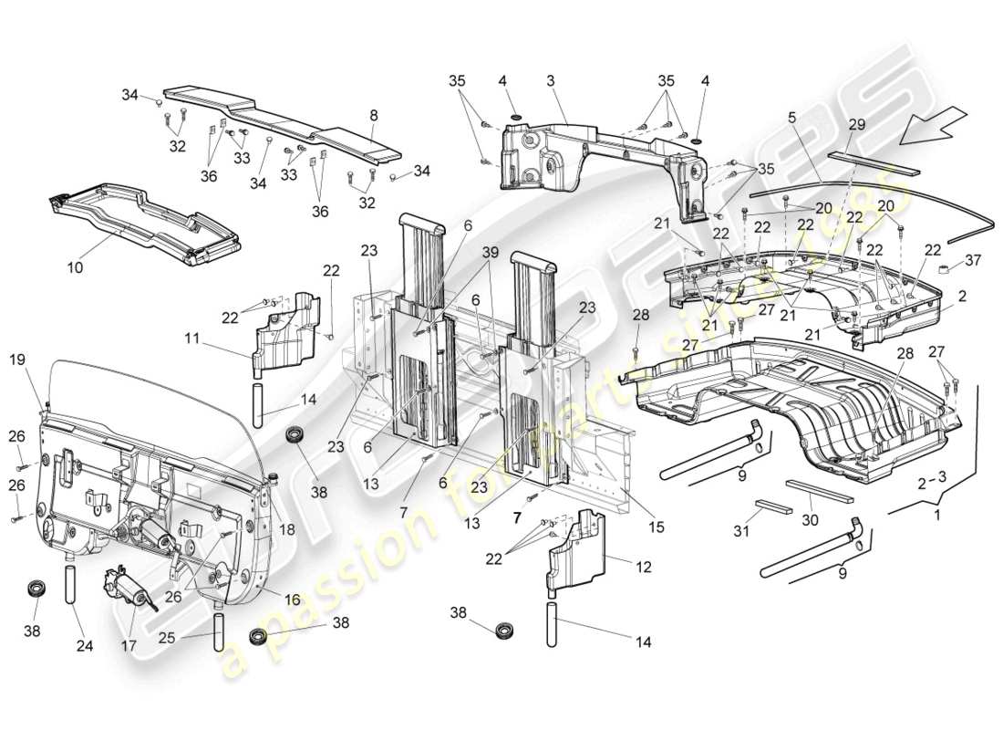 part diagram containing part number n10553801