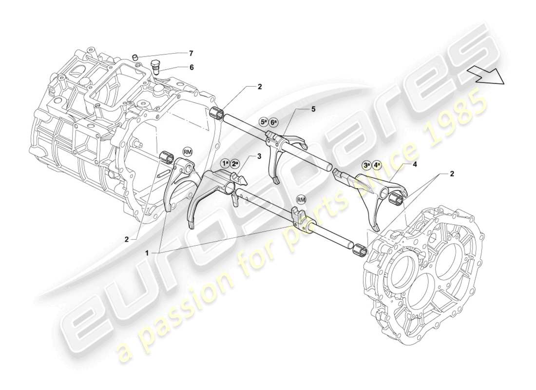 a part diagram from the Lamborghini Gallardo Coupe (2008) parts catalogue