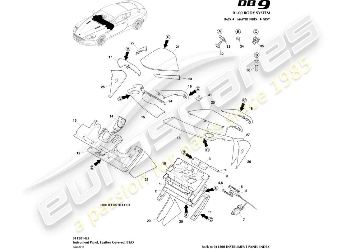 part diagram containing part number 4g43-105104-aa