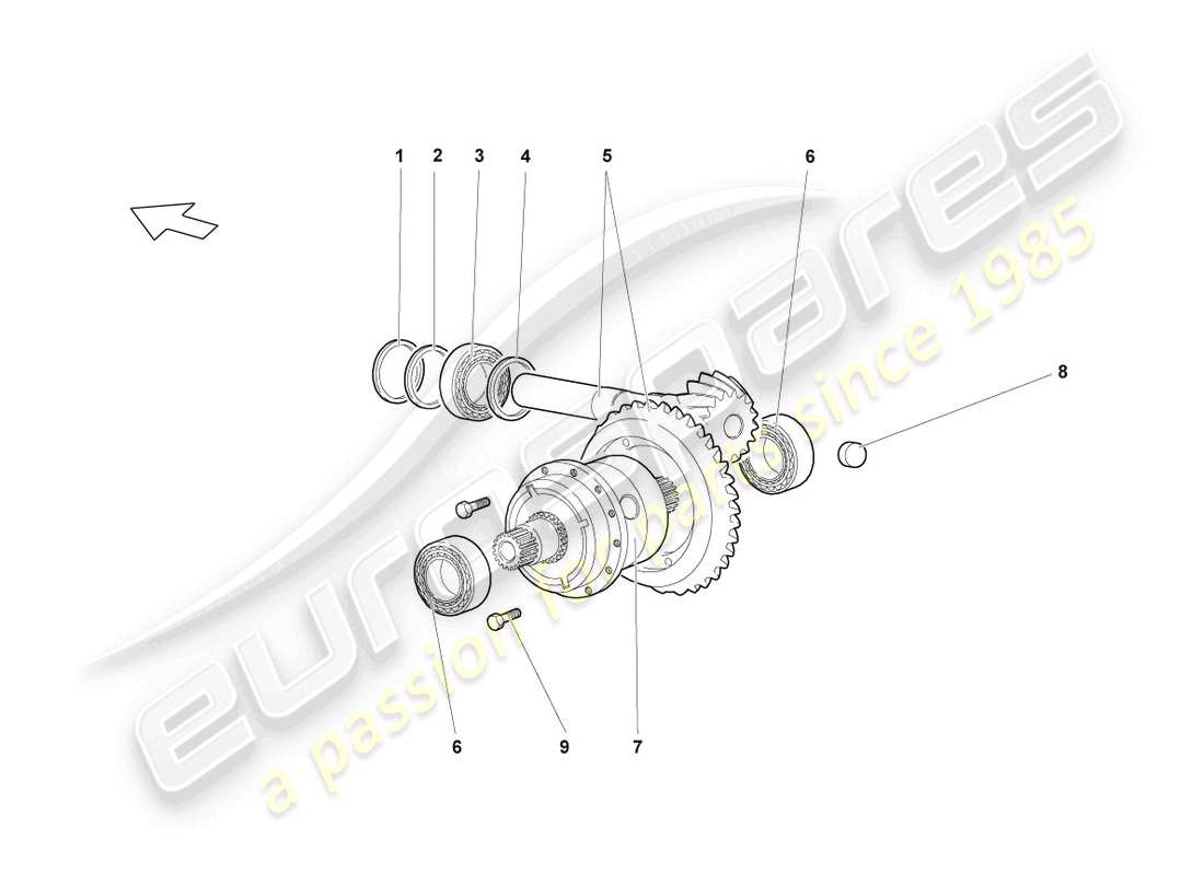 a part diagram from the Lamborghini LP640 Coupe (2007) parts catalogue