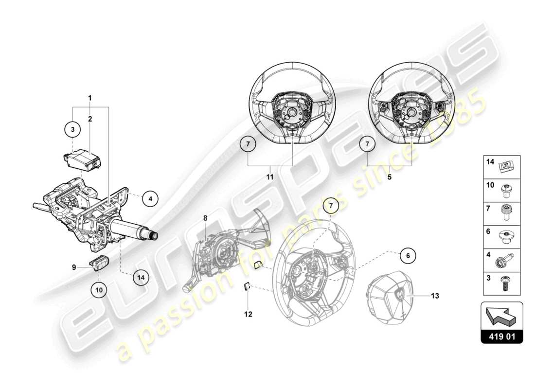 part diagram containing part number 47f419083