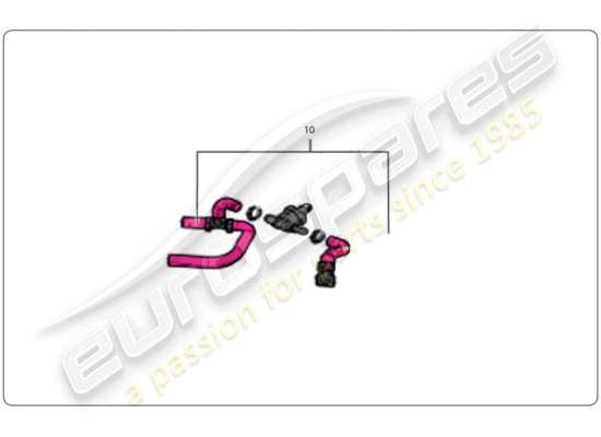 a part diagram from the lamborghini super trofeo (2009-2014) parts catalogue