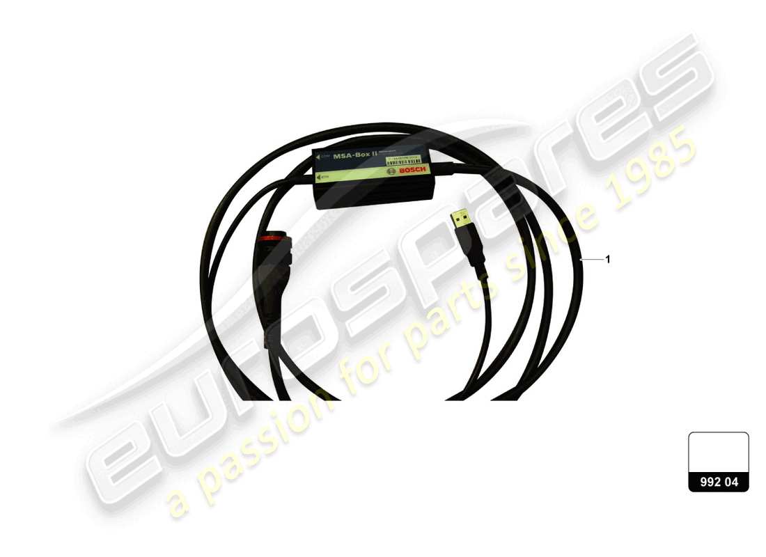 lamborghini super trofeo (2015) msa box kit part diagram