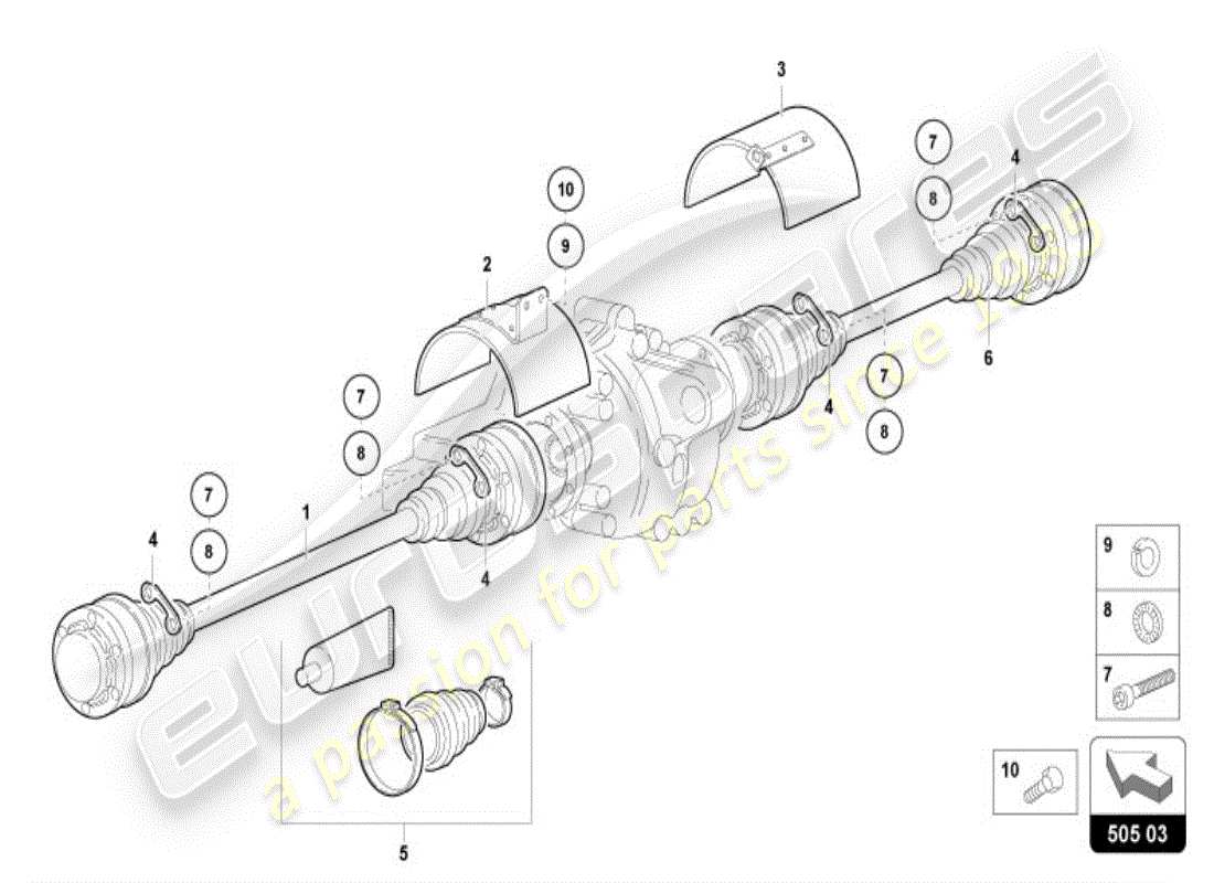 a part diagram from the Lamborghini Diablo VT (1995) parts catalogue