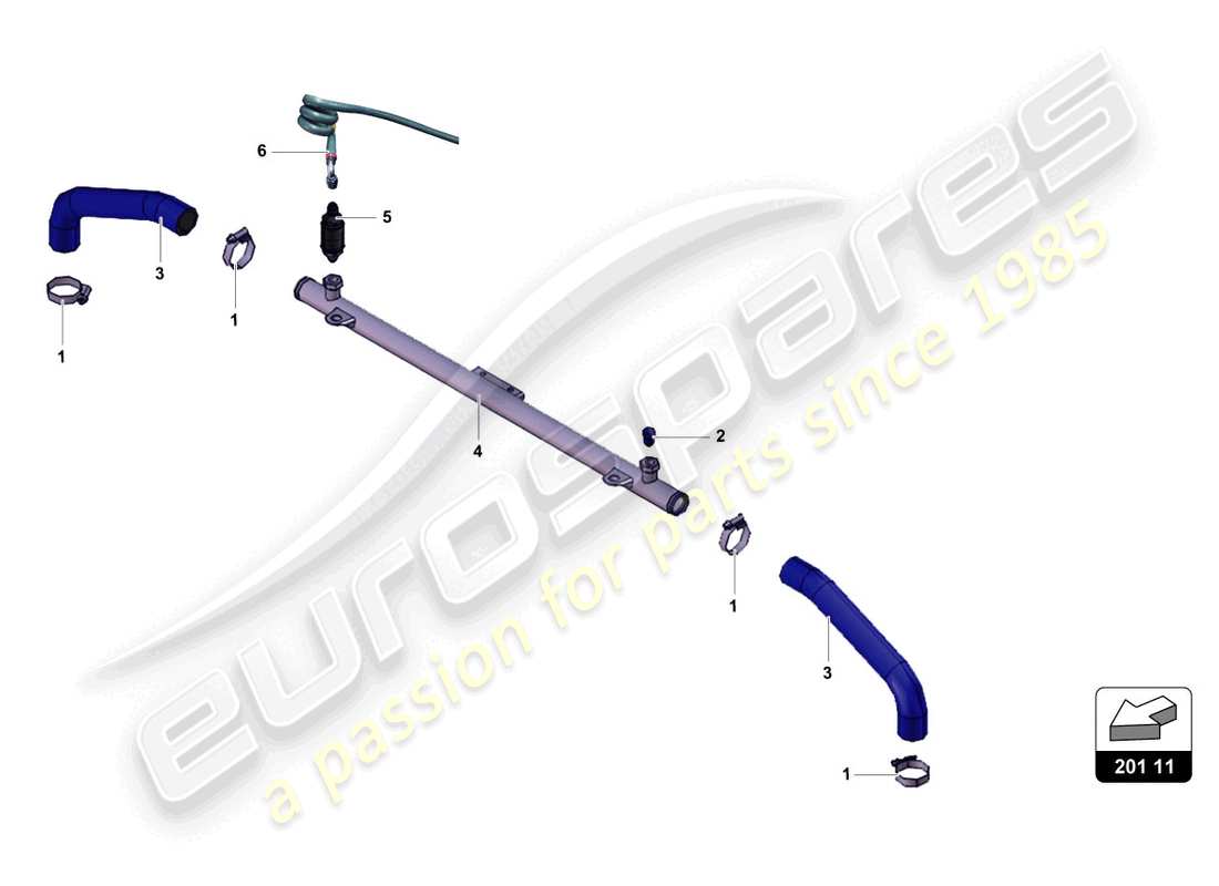 VIEW PARTS DIAGRAMS FROM THE LAMBORGHINI HURACAN SQUADRA CORSE PARTS CATALOGUE a part diagram from the lamborghini huracan squadra corse parts catalogue
