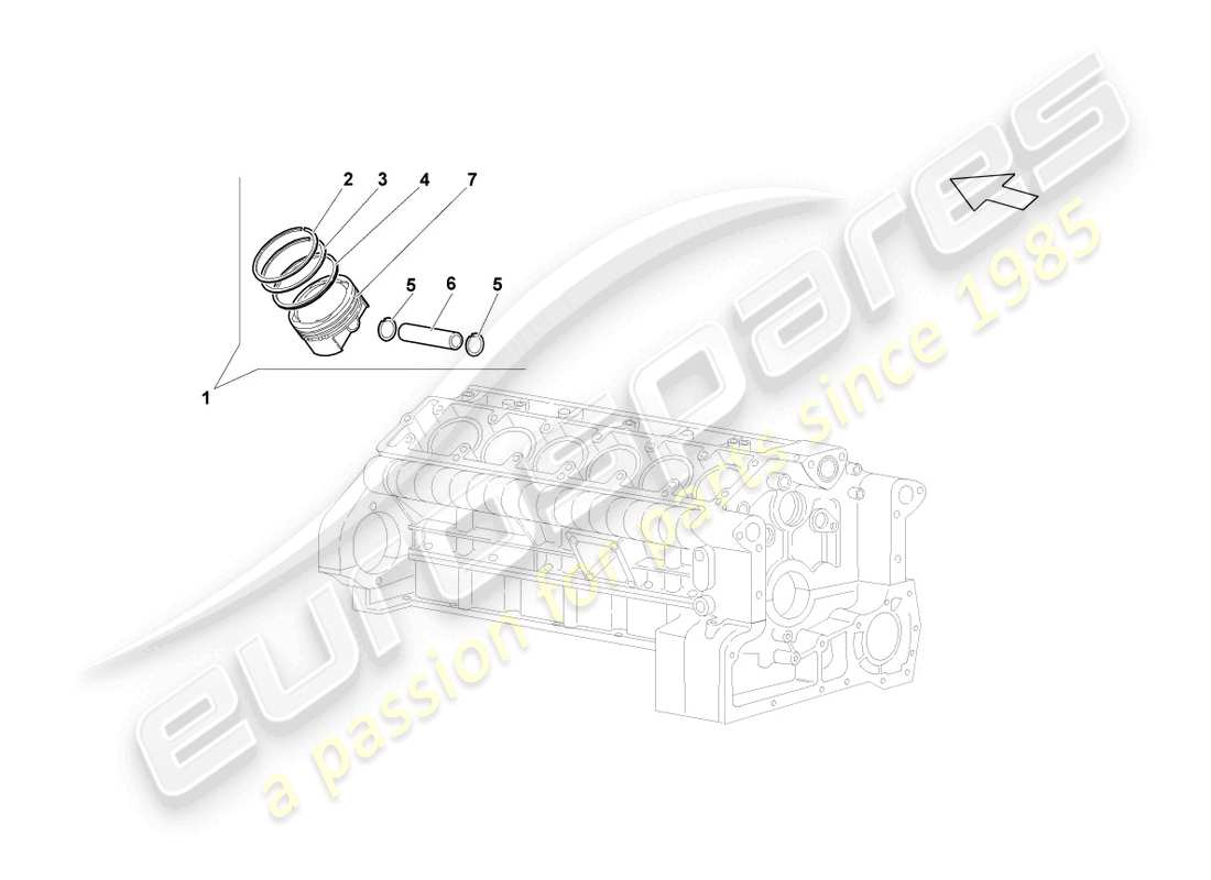 a part diagram from the Lamborghini LP640 Roadster (2008) parts catalogue