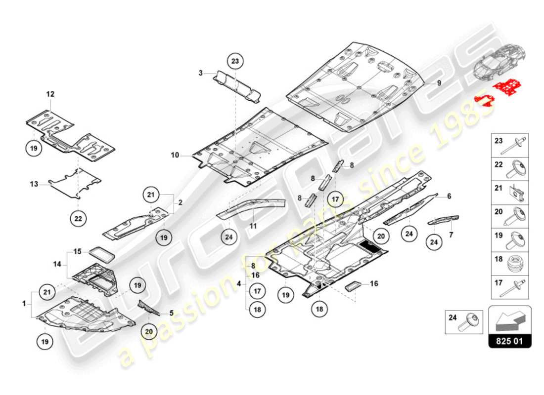 part diagram containing part number n90287601