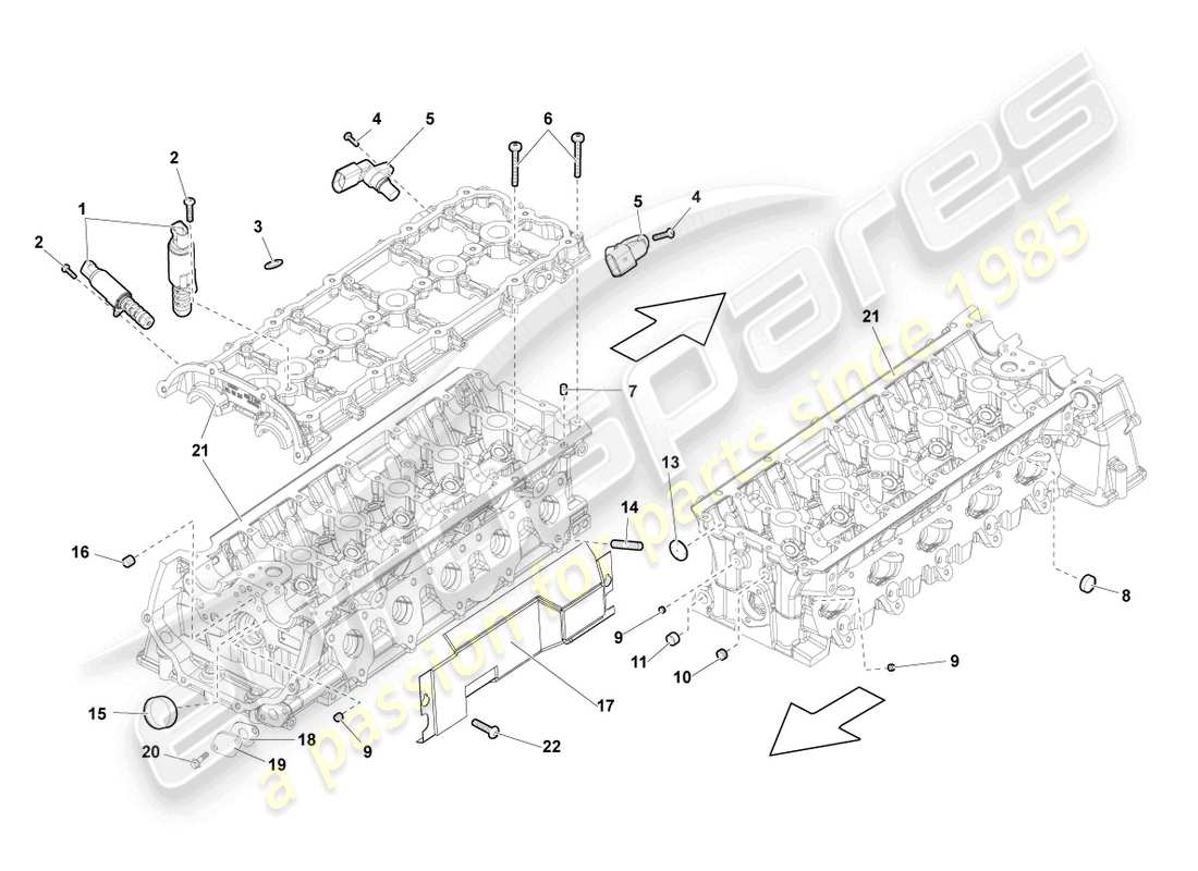 a part diagram from the lamborghini lp570-4 sl (2014) parts catalogue