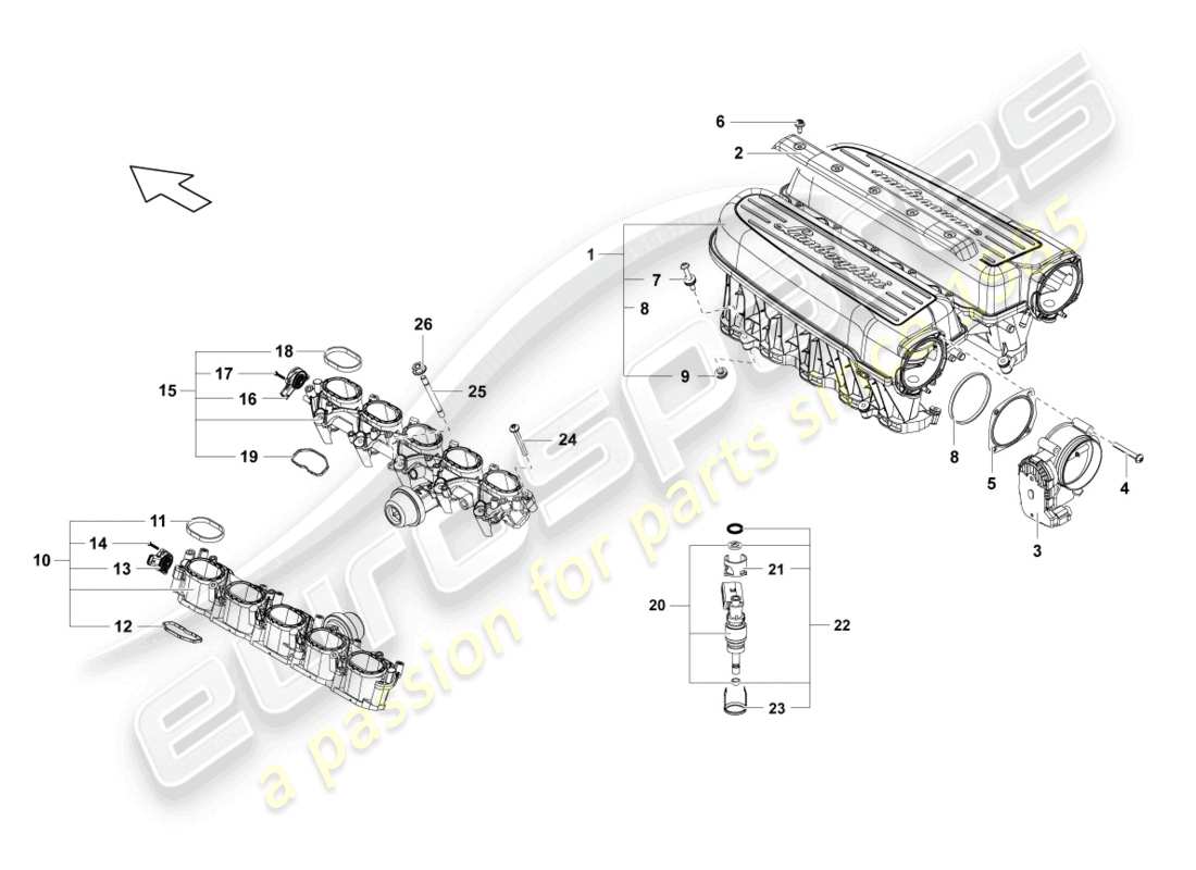 part diagram containing part number 06e133810