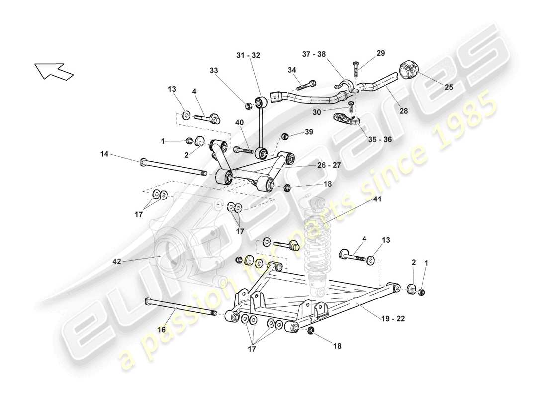 a part diagram from the Lamborghini LP670-4 SV (2010) parts catalogue