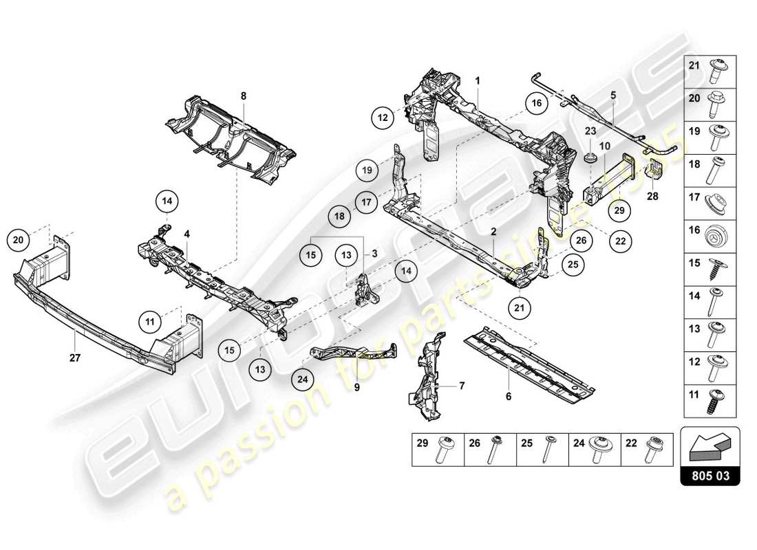 part diagram containing part number 4m0806185