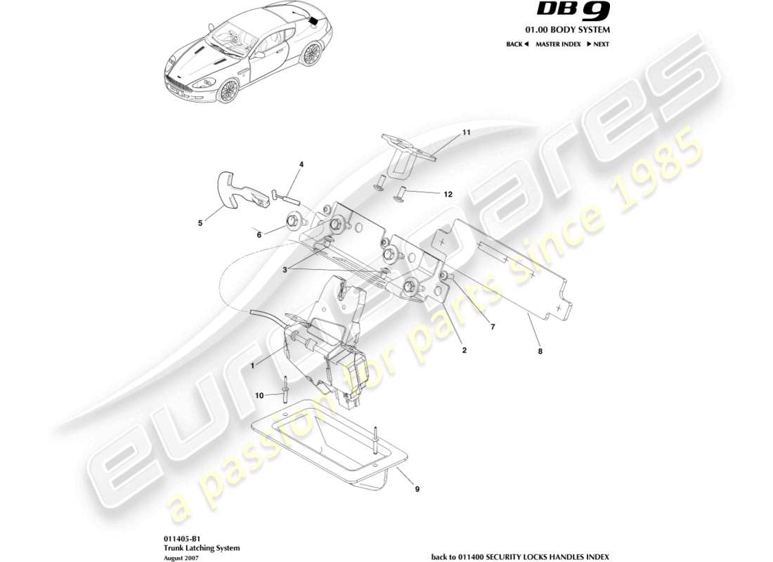 part diagram containing part number 4g43-32366-aa