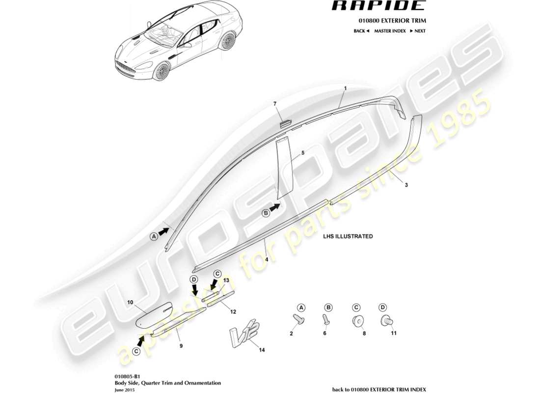 part diagram containing part number kd43-018k28-ca