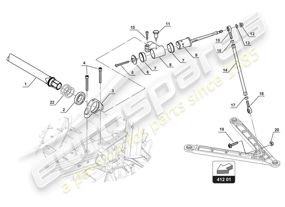 part diagram containing part number 4sa411361a