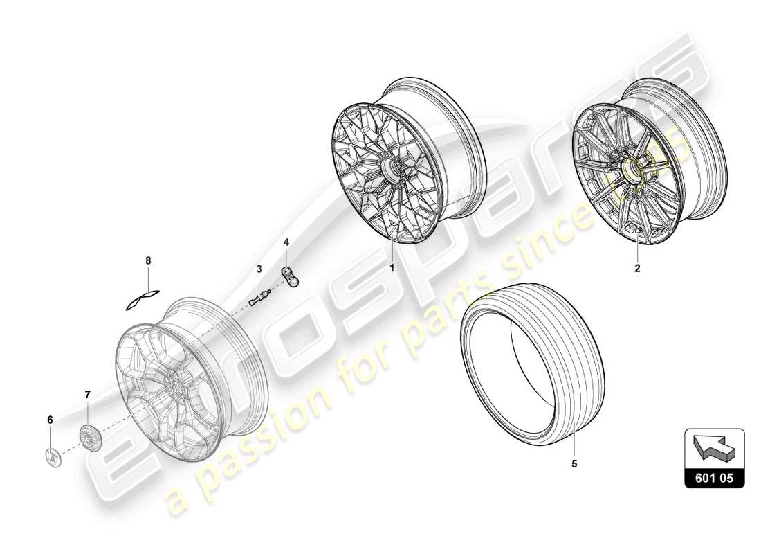 lamborghini 2022 (sto) wheels/tyres front part diagram