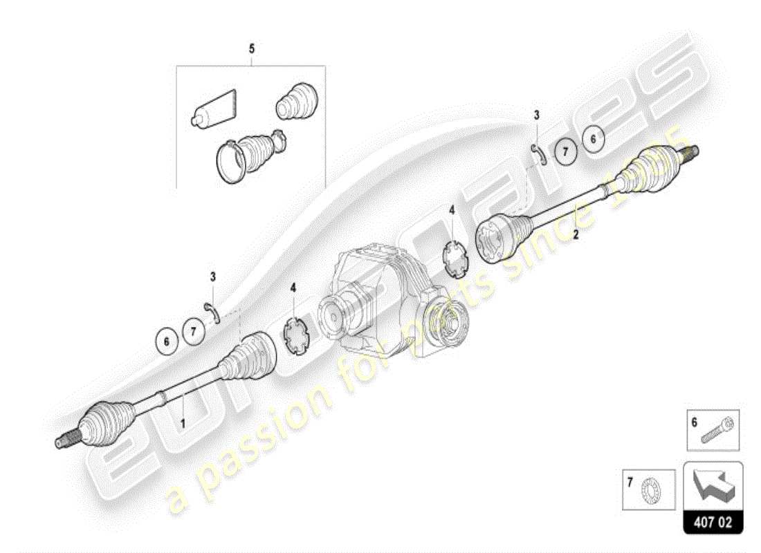 a part diagram from the lamborghini diablo vt (1998) parts catalogue