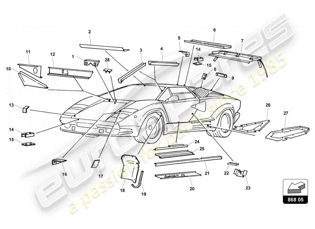 part diagram containing part number 007009076