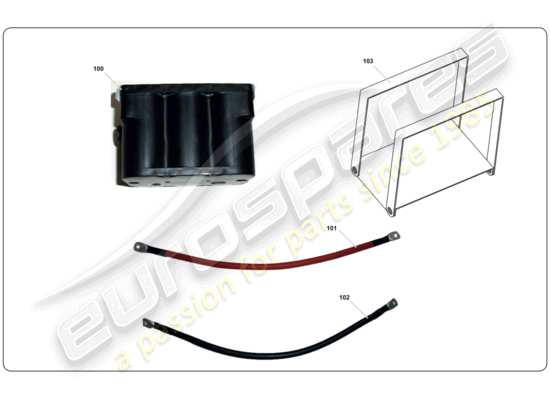 a part diagram from the lamborghini super trofeo (2009-2014) parts catalogue