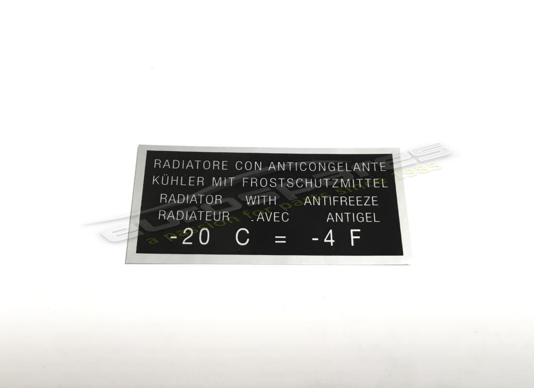 NEW FERRARI HEADER TANK STICKER. PART NUMBER FST003 (1) new ferrari header tank sticker. part number fst003 (1)