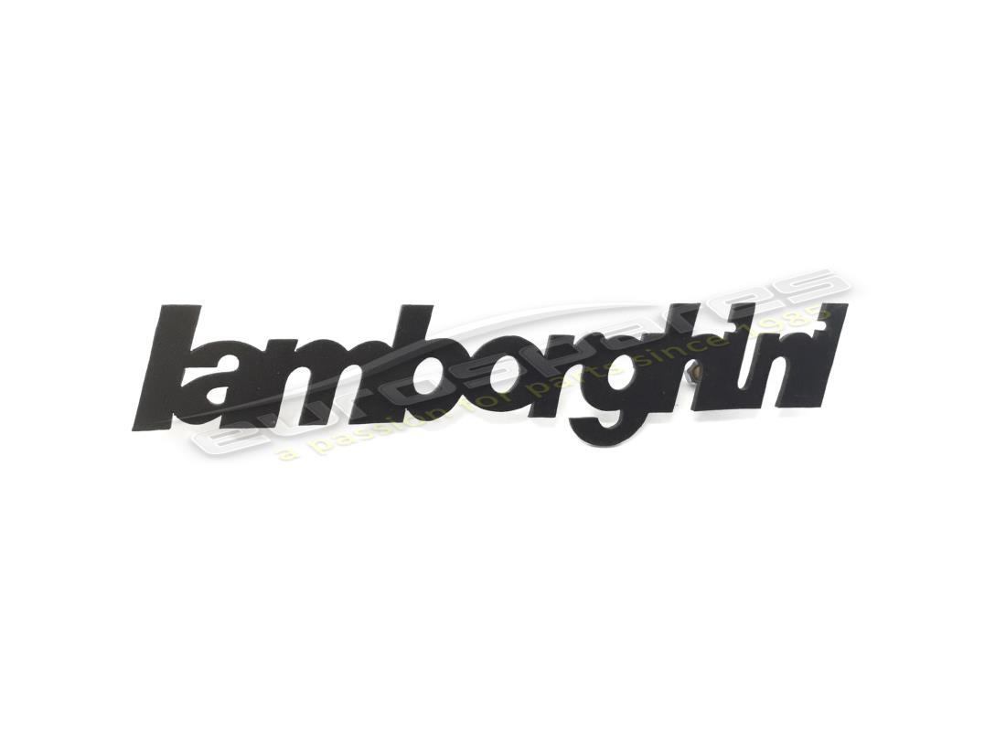 NEW LAMBORGHINI LAMBORGHINI BLACK PLATE. PART NUMBER 006111397 (1) new lamborghini lamborghini black plate. part number 006111397 (1)