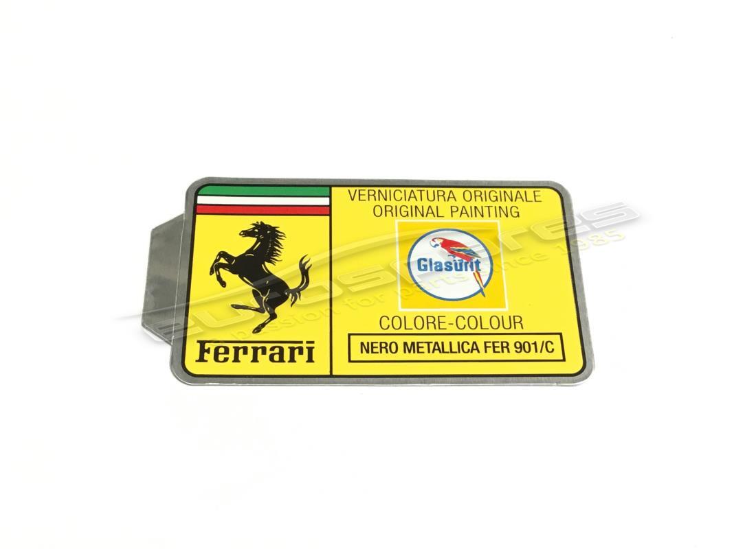 NEW FERRARI GLASURIT PAINT TAG. PART NUMBER MC361518 (1) new ferrari glasurit paint tag. part number mc361518 (1)