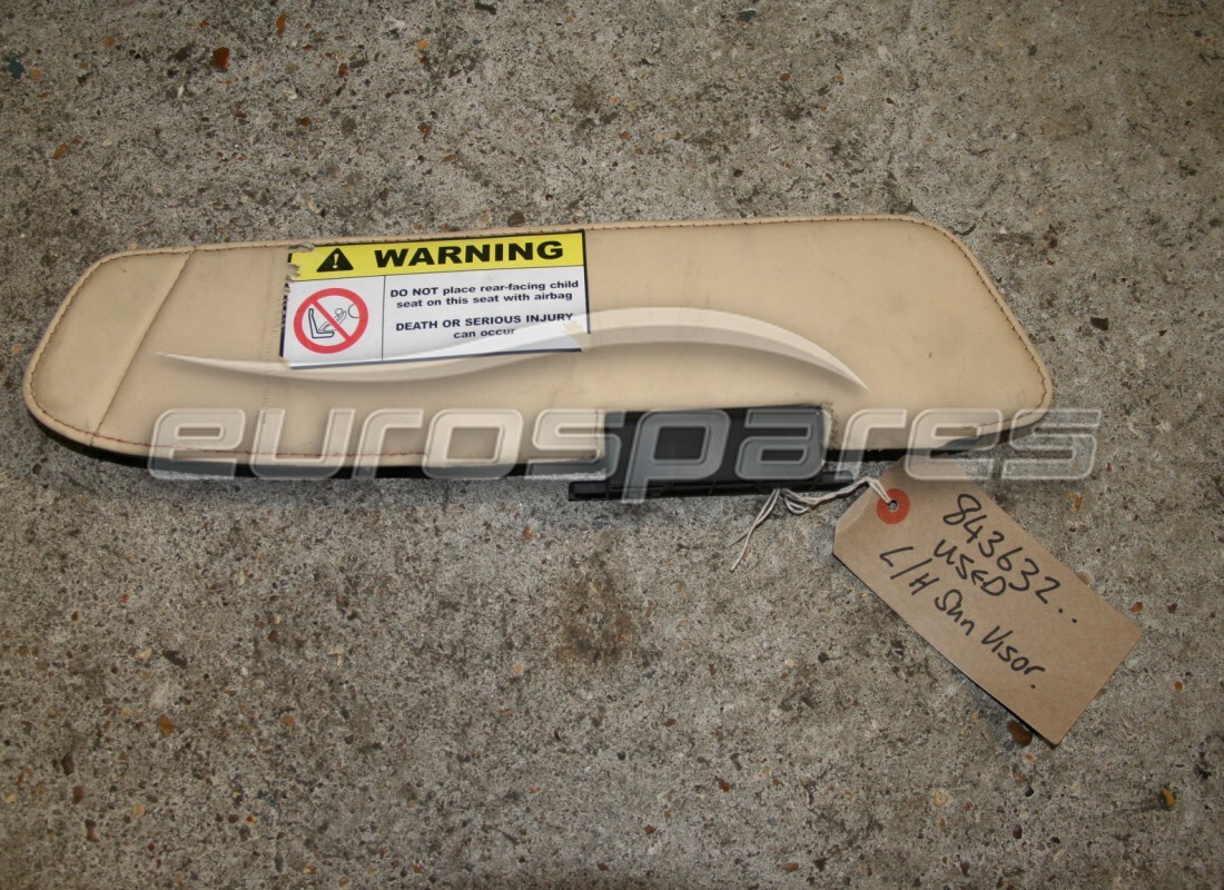 used ferrari lh sun visor. part number 843632.. (1)