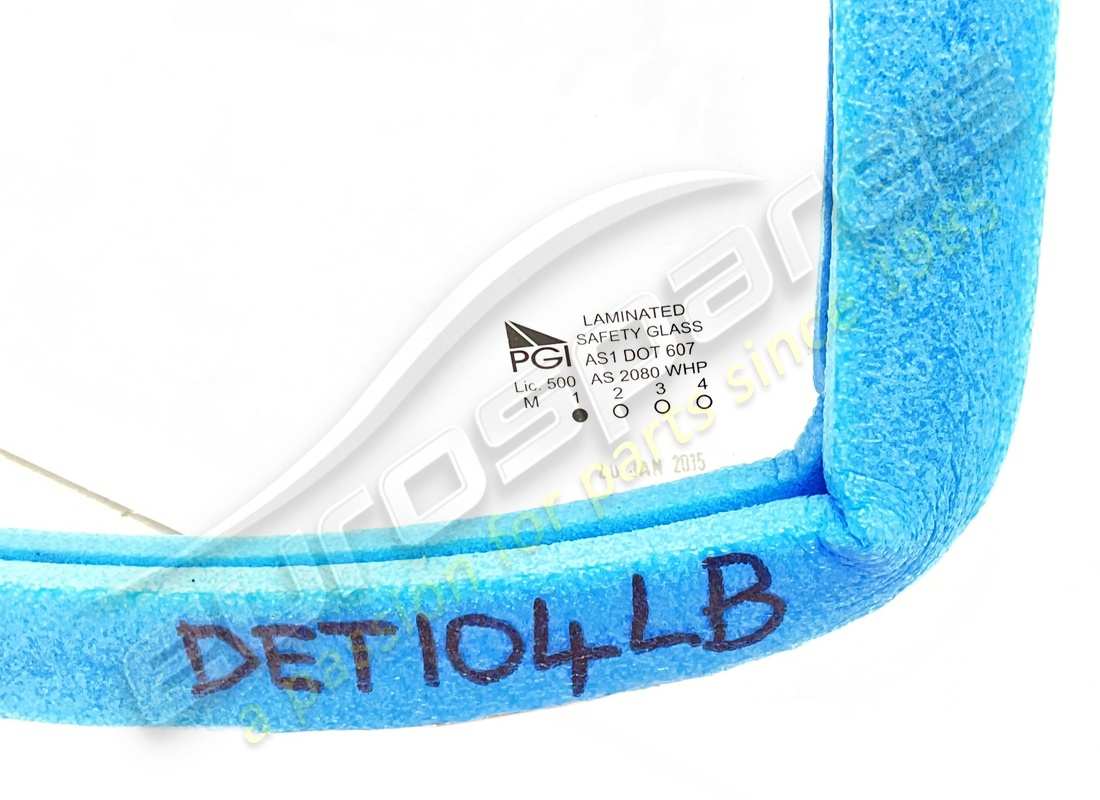 NEW EUROSPARES DE TOMASO PANTERA WINDSCREEN. PART NUMBER DET104LB (2) new eurospares de tomaso pantera windscreen. part number det104lb (2)